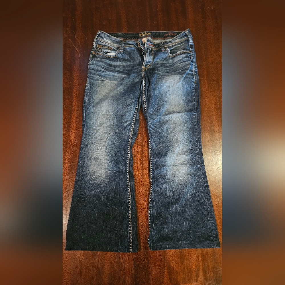 Silver jeans